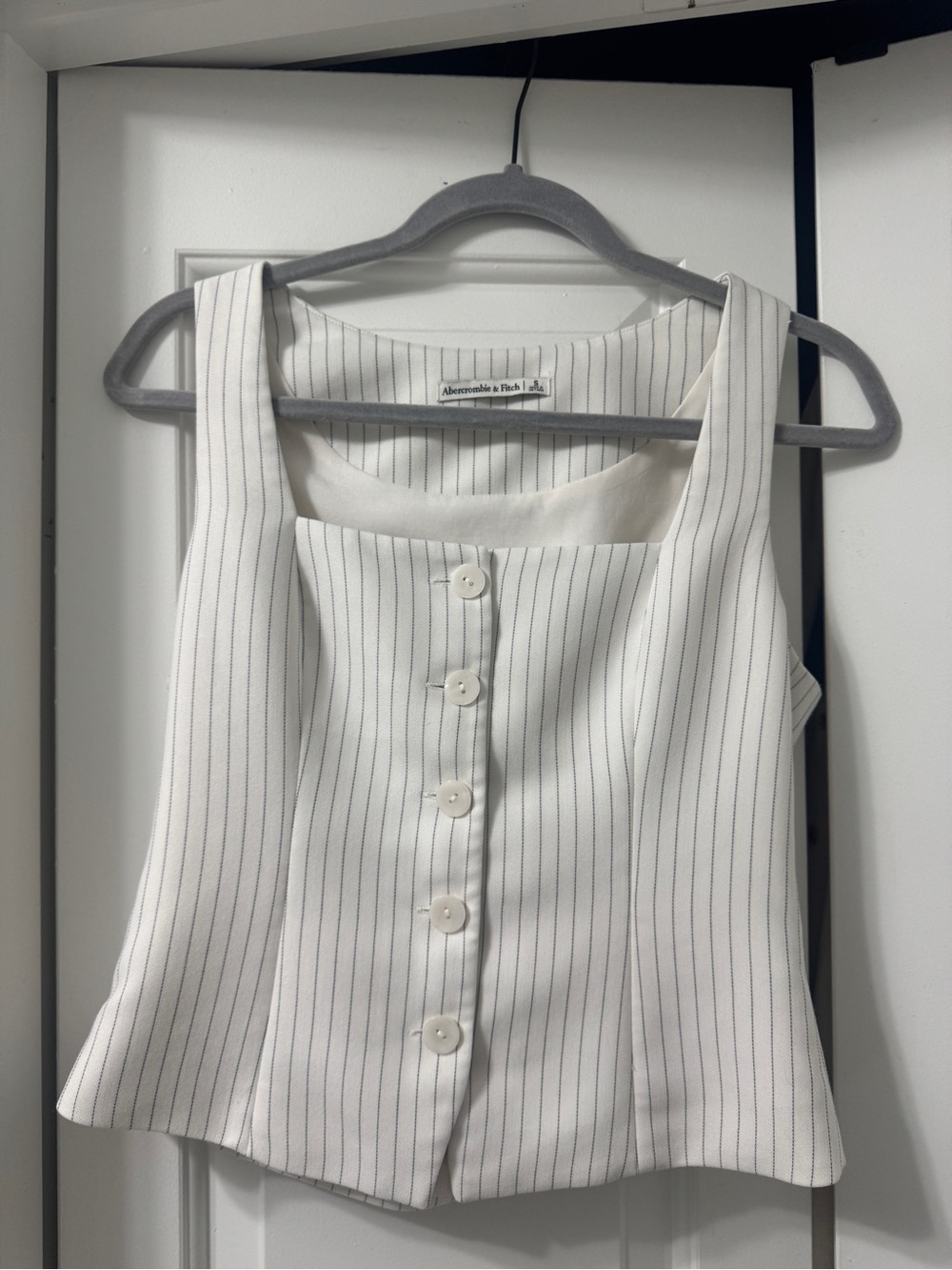 Abercrombie Button Up Pinstripe Top